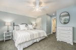 Soak Up the Steam in Blue Haven`s Luxurious Master Suite Walk-in Shower